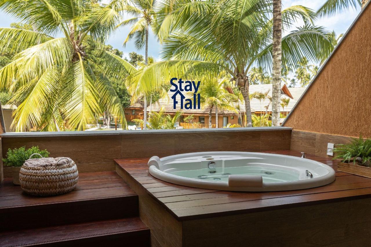 Bangalo Luxo-3Qt-Jacuzzi E Piscina Privativa-Sh009 Villa Praia dos Carneiros Exteriör bild